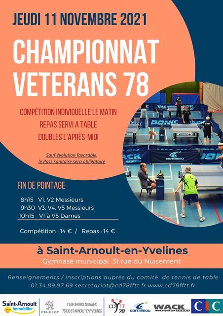 Championnat des vétérans 2021